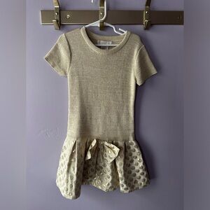 Camilla Polka Dot Bow Sweater Dress Size 5/6